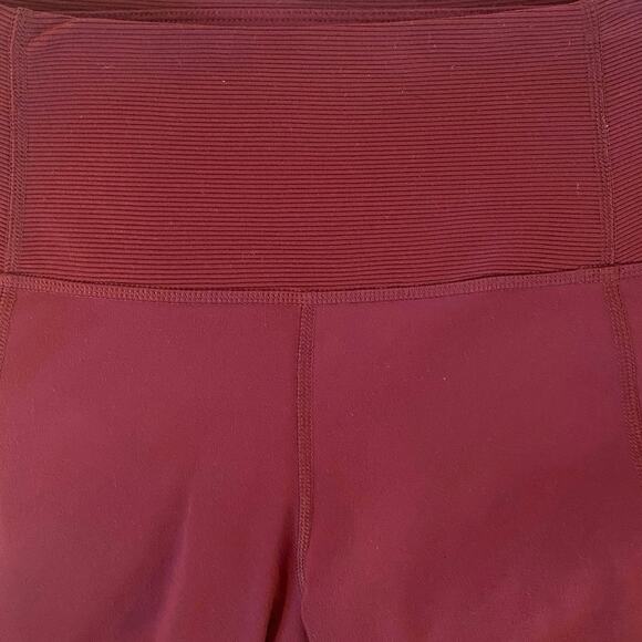 LUCY Activewear To The Barre Legging Ribbed Yoga Leggings Zipper Ankles SZ M - Picture 8 of 12